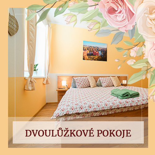 dvoulůžkové pokoje