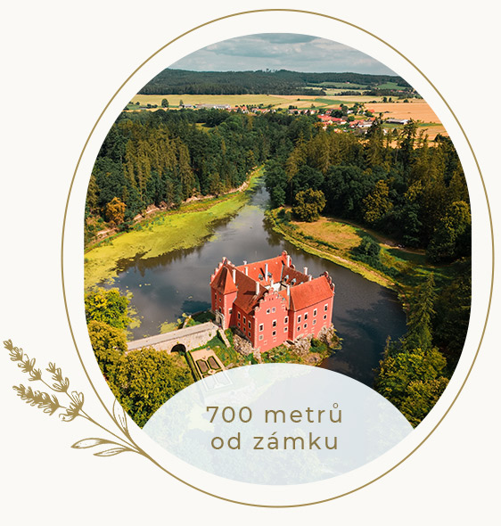 Penzion Zlatovláska jen 700 metrů od zámku Červená Lhota