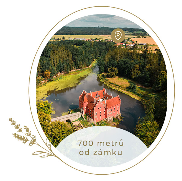 Penzion Zlatovláska jen 700 metrů od zámku Červená Lhota
