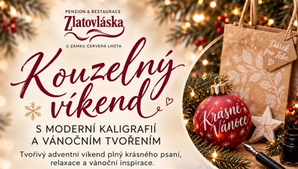Kouzelný víkend s kaligrafií a vánočním tvořením